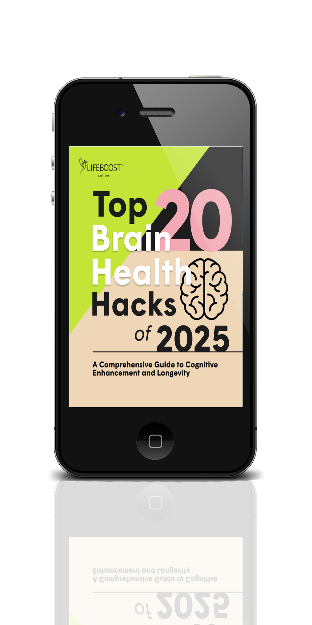 Top-20 Brain Health Hacks EBook - Lifeboost Coffee