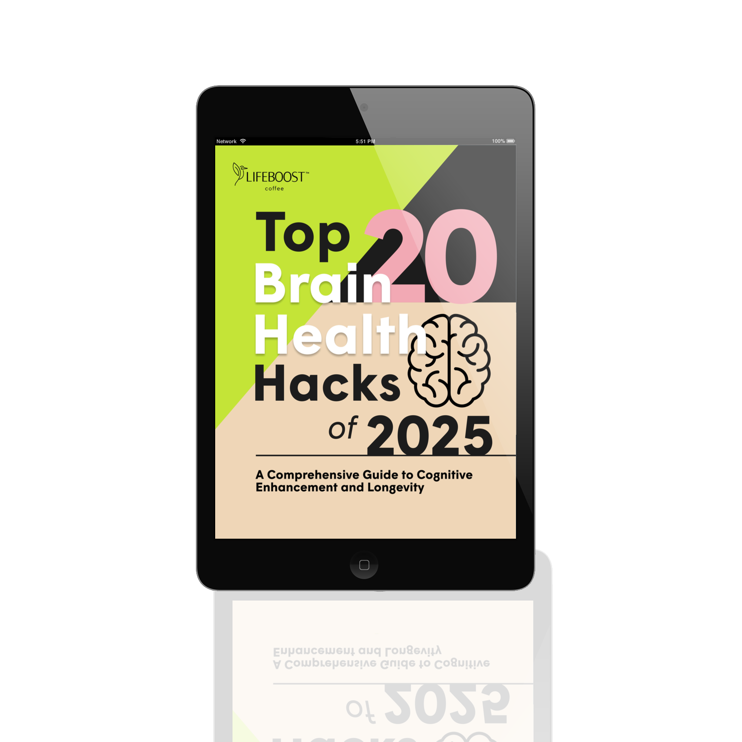 Top-20 Brain Health Hacks EBook - Lifeboost Coffee